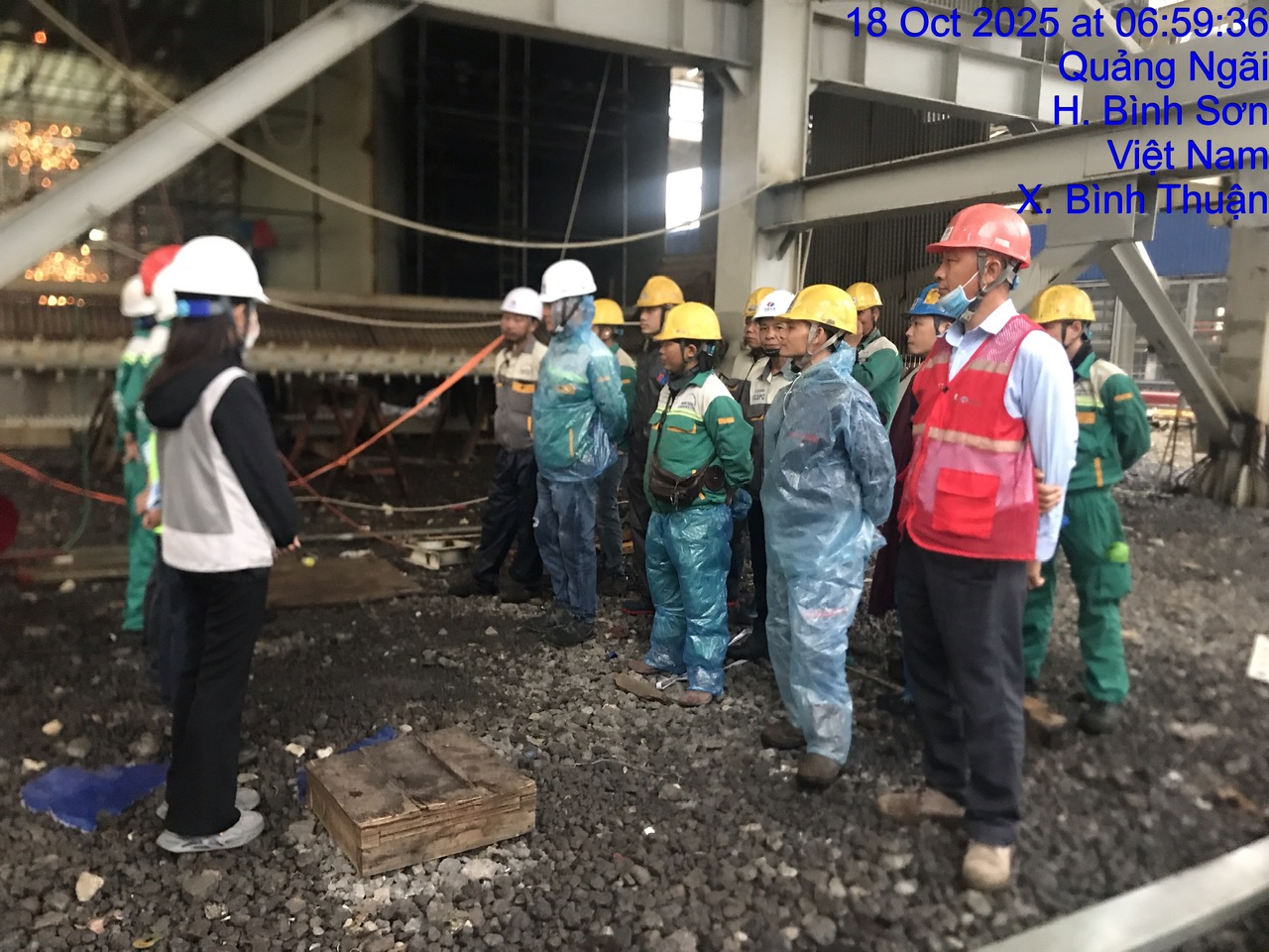 Quy trình san lấp mặt bằng tại Quang Tuân